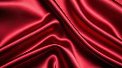 Obraz premium Red Silk Background HD Images & Photos