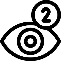 views Illustration on a white background