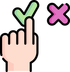 vote Illustration on a white background