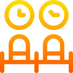 waiting room Illustration on a white background