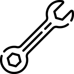 wrench Illustration on a white background