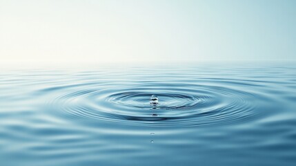 A serene image of rippling water, capturing the tranquility and beauty of nature's reflections and the gentle movement of liquid.