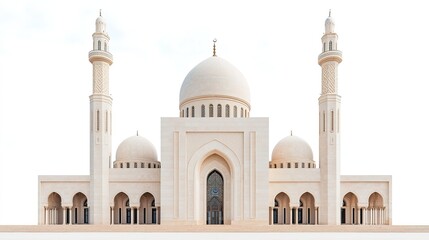 Fototapeta premium Grand Mosque in Bahrain, a key Islamic landmark