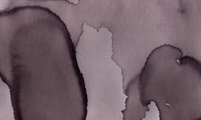 Abstract watercolor artwork featuring soft beige and brown hues with organic shapes. The composition creates a calm and soothing effect through gentle blending and fluid forms.