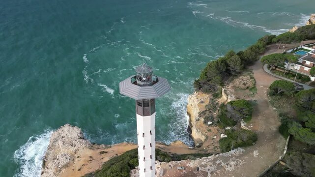 Torredembarra Lighthouse Costa Dorada Tarragona Spain