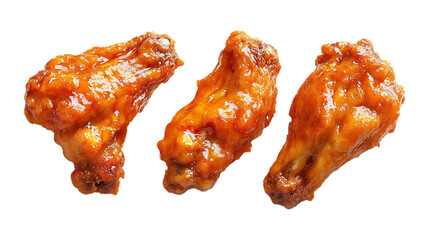 Pack of Boneless Wings set Against Transparent Background for Comfort Food Branding, Restaurant Promotion, or Fast-Food Design Projects