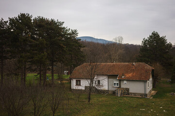 An old rural household in central Serbia