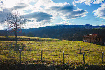 Early spring in central Serbia