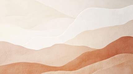 Abstract Landscape of Earth Tones A Serene Desertscape with Layered Textures and Subtle Color Gradients, Background  evoking Warmth and Simplicity