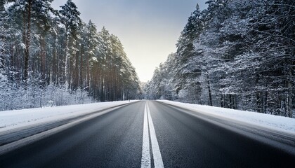 road in winter