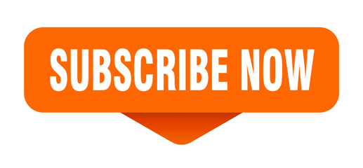 subscribe now sticker. subscribe now sign on transparent background