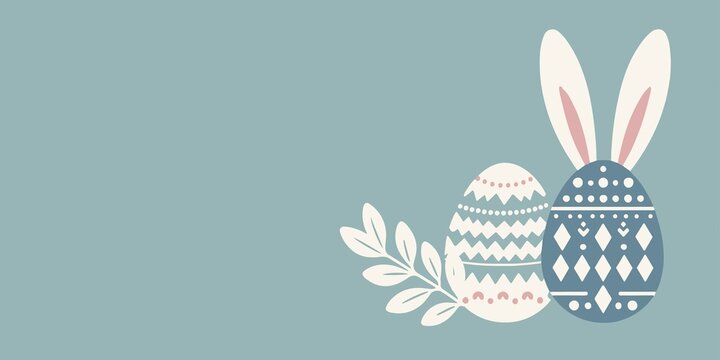 huevos de pascua. feliz pascua