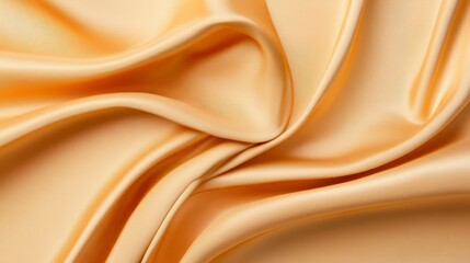 Obraz premium Golden Silk: A luxurious display of flowing golden silk, showcasing its smooth texture and elegant drape, evoking a sense of opulence and sophistication.