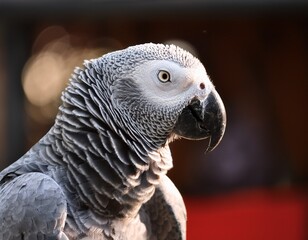 Obraz premium african grey parrot