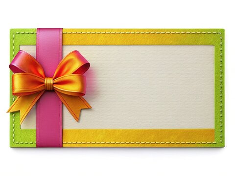 Gift Certificate Blank Paper Design