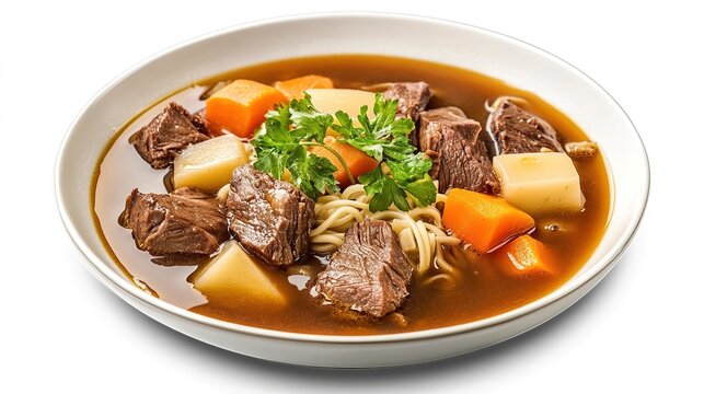 Savoring traditional beef noodle soup in taiwan a culinary delight food photography warm kitchen close-up view