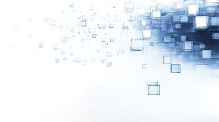 Dynamic digital transformation virtual space abstract visual modern environment aerial view conceptual design for seo