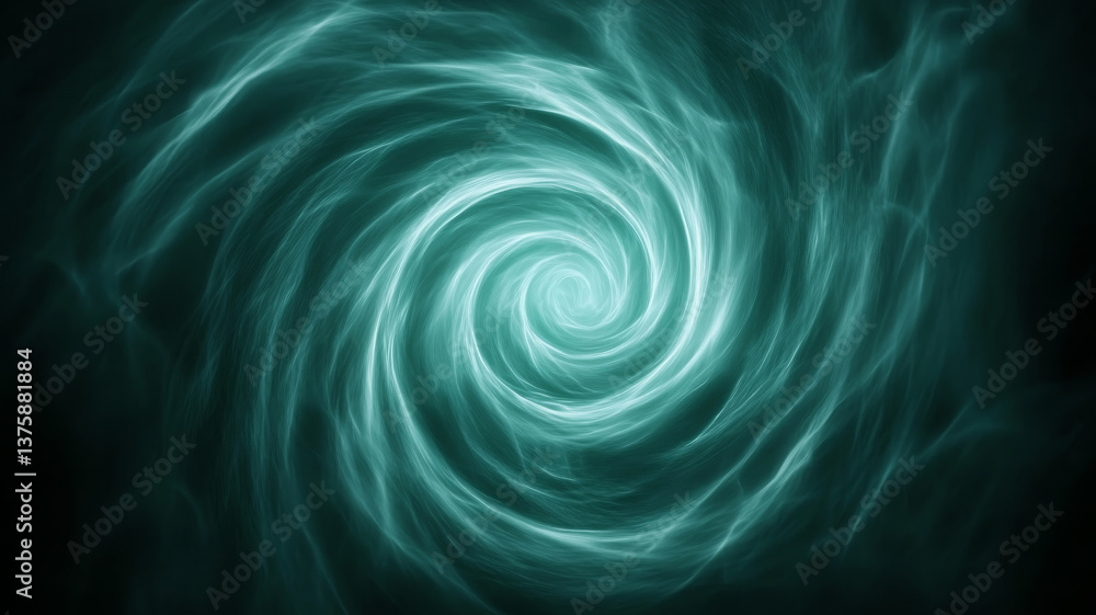 Aufkleber mesmerizing light abstract in swirling pattern, evoking sense of fantasy and wonder in glowing unive