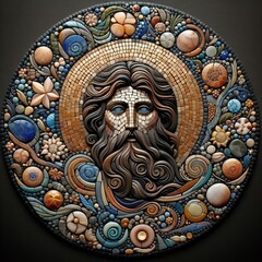Made from thick opaque glass with