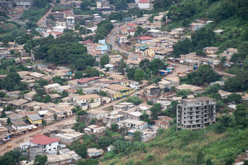 Panoramic view of part of the city of Yaounde