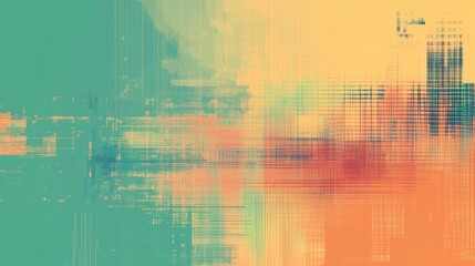 Abstract Pastel Grunge Texture Background with Lines and Washes for Modern Design