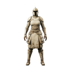 A detailed image of a medieval knight in armor, standing confidently. Perfect for themes of bravery, history, and warfare.