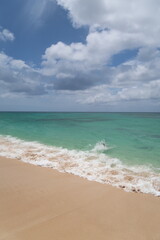 Beautiful ocean water on a perfect sunny day. 