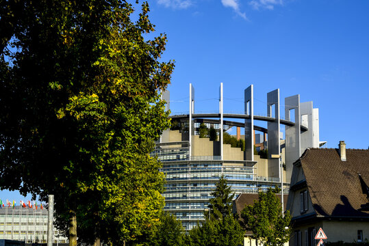 EU parliament, Strasbourg, Alsace, France