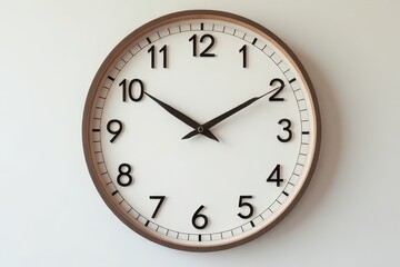 Vintage Tone Minimalist Wall Clock