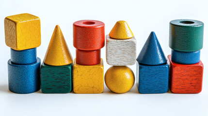 Colorful Building Blocks – Stacked and Playful Toy Set