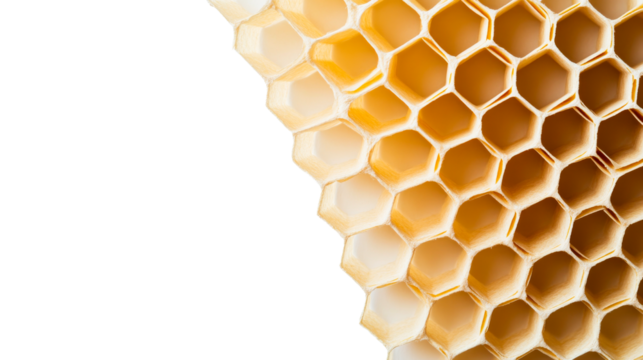 Natural Honeycomb Texture, Cut Out Transparent - Powered by Adobe