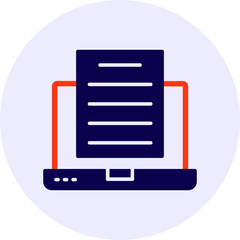 Article vector Icon Desing