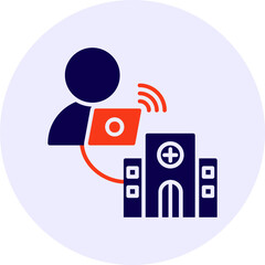Hospital Vector Icon Design