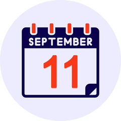 11 September Vector Icon Design