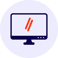Computer Vector Icon