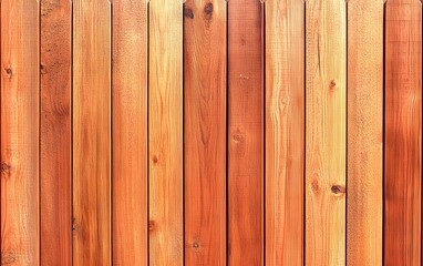 Fototapeta premium Vertical Wooden Planks Texture Background Brown Wood Wall Paneling