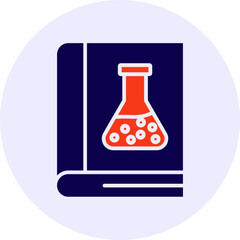 Science Book Vector Icon Design