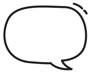 Fototapeta premium vector speech bubble