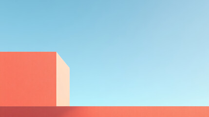 Fototapeta premium Minimalist Architecture Poster