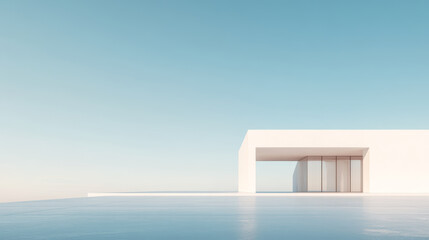 Fototapeta premium Minimalist Architecture Poster