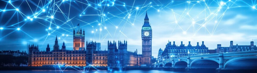 Iconic big ben tower and houses of parliament against a dramatic evening sky showcasing historic architecture and culture