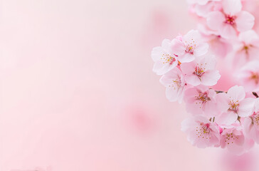 pink cherry blossom in spring