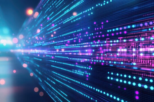 Abstract digital data background featuring complex patterns and textures representing technology and connectivity