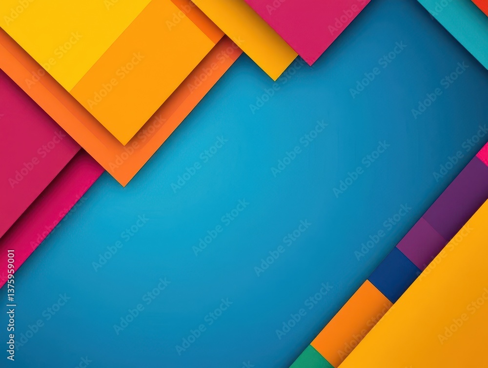 Aufkleber Dynamic and colorful background featuring a mosaic of different colors creating a vibrant and energetic atmosphere