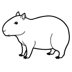 vector illustration of a cartoon squirrel