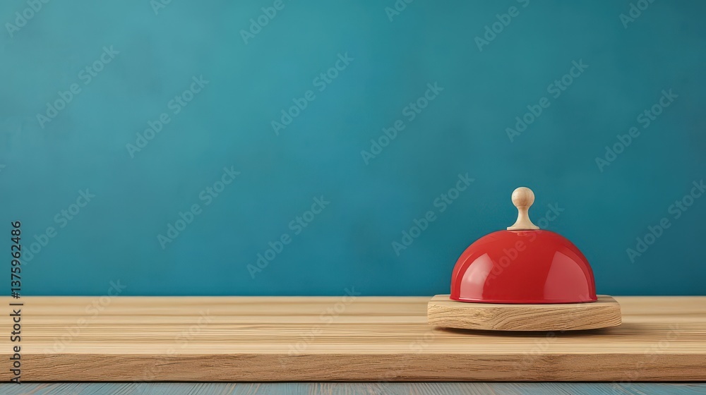 Poster a fresh red pepper placed on a wooden table showcasing its vibrant color and natural texture in a cu