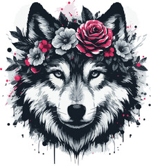 wolf for T Shirt 