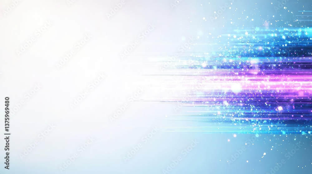 Poster vibrant blue and pink abstract background with fluid shapes and gradients for modern design and arti