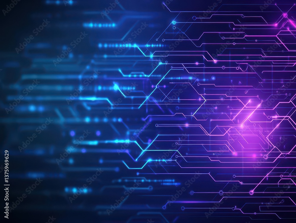 Poster stunning purple and blue abstract background with fluid shapes and gradients for creative and modern