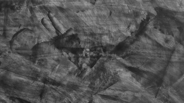 Black grunge wall background. Wall texture. Abstract wall. Texture background. Distressed abstract. Cracked surface. Concrete cracks. scratches in cement wall paper. Painted material. Blotchy paint. - Powered by Adobe